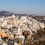 Looking towards Fira